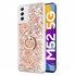 Microsonic Samsung Galaxy M52 Kılıf Glitter Liquid Holder Gold 1
