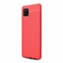 Microsonic Samsung Galaxy Note 10 Lite Kılıf Deri Dokulu Silikon Kırmızı 2