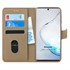 Microsonic Samsung Galaxy Note 10 Plus Kılıf Fabric Book Wallet Gold 1