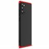 Microsonic Samsung Galaxy Note 20 Kılıf Double Dip 360 Protective Siyah Kırmızı 2