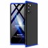 Microsonic Samsung Galaxy Note 20 Kılıf Double Dip 360 Protective Siyah Mavi 1