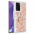 Microsonic Samsung Galaxy Note 20 Kılıf Glitter Liquid Holder Gold 1