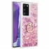 Microsonic Samsung Galaxy Note 20 Kılıf Glitter Liquid Holder Pembe 1
