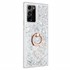 Microsonic Samsung Galaxy Note 20 Ultra Kılıf Glitter Liquid Holder Gümüş 2