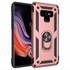 Microsonic Samsung Galaxy Note 9 Kılıf Military Ring Holder Rose Gold 1