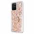 Microsonic Samsung Galaxy S10 Lite Kılıf Glitter Liquid Holder Gold 2