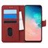 Microsonic Samsung Galaxy S10E Kılıf Fabric Book Wallet Kırmızı 1