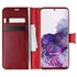 Microsonic Samsung Galaxy S20 Kılıf Delux Leather Wallet Kırmızı 1