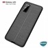 Microsonic Samsung Galaxy S20 FE Kılıf Deri Dokulu Silikon Kırmızı 3