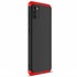 Microsonic Samsung Galaxy S20 FE Kılıf Double Dip 360 Protective Siyah Kırmızı 2