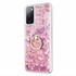 Microsonic Samsung Galaxy S20 FE Kılıf Glitter Liquid Holder Pembe 2