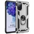 Microsonic Samsung Galaxy S20 FE Kılıf Military Ring Holder Gümüş 1