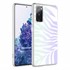 Microsonic Samsung Galaxy S20 FE Braille Feel Desenli Kılıf Zebra 1