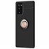 Microsonic Samsung Galaxy S20 Kılıf Kickstand Ring Holder Siyah Rose 2