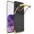 Microsonic Samsung Galaxy S20 Kılıf Skyfall Transparent Clear Gold 1