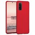 Microsonic Matte Silicone Samsung Galaxy S20 Kılıf Kırmızı 1