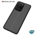 Microsonic Samsung Galaxy S20 Ultra Kılıf Deri Dokulu Silikon Siyah 3
