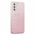 Microsonic Samsung Galaxy S21 FE Kılıf Sparkle Shiny Rose Gold 2