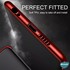 Microsonic Samsung Galaxy S21 Kılıf Skyfall Transparent Clear Kırmızı 6