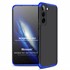Microsonic Samsung Galaxy S22 Plus Kılıf Double Dip 360 Protective Siyah Mavi 1