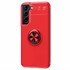 Microsonic Samsung Galaxy S22 Plus Kılıf Kickstand Ring Holder Kırmızı 2