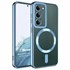 Microsonic Samsung Galaxy S22 Plus Kılıf MagSafe Luxury Electroplate Mavi 1