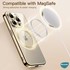 Microsonic Apple iPhone 11 Pro Kılıf MagSafe Luxury Electroplate Rose Gold 2