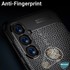 Microsonic Samsung Galaxy S24 Plus Kılıf Deri Dokulu Silikon Siyah 4