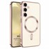 Microsonic Samsung Galaxy S23 FE Kılıf MagSafe Luxury Electroplate Rose Gold 1