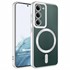 Microsonic Samsung Galaxy S23 Kılıf MagSafe Luxury Electroplate Gümüş 1