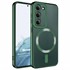Microsonic Samsung Galaxy S23 Plus Kılıf MagSafe Luxury Electroplate Koyu Yeşil 1