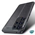 Microsonic Samsung Galaxy S23 Ultra Kılıf Deri Dokulu Silikon Siyah 2