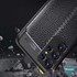 Microsonic Samsung Galaxy S23 Ultra Kılıf Deri Dokulu Silikon Lacivert 3