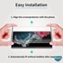 Microsonic Samsung Galaxy S24 Ultra Tam Kaplayan Temperli Cam Ekran Koruyucu Siyah 3