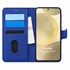 Microsonic Samsung Galaxy S24 FE Kılıf Fabric Book Wallet Lacivert 1
