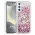 Microsonic Samsung Galaxy S24 Plus Kılıf Glitter Liquid Holder Pembe 1