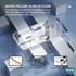 Microsonic Samsung Galaxy S24 Kılıf MagSafe Luxury Electroplate Sierra Mavisi 2