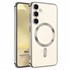Microsonic Samsung Galaxy S24 Plus Kılıf MagSafe Luxury Electroplate Gri 1