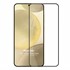 Microsonic Samsung Galaxy S24 FE Tam Kaplayan Temperli Cam Ekran Koruyucu Siyah 1