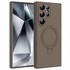 Microsonic Samsung Galaxy S24 Ultra Kılıf Aura Stant MagSafe Kahverengi 1