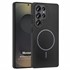 Microsonic Samsung Galaxy S25 Ultra Kılıf MagLeather Pro Siyah 1