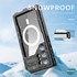 Microsonic Samsung Galaxy S24 Ultra Kılıf Waterproof 360 Full Body Protective Siyah 3