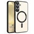 Microsonic Samsung Galaxy S25 Plus Kılıf MagSafe Luxury Electroplate Siyah 1