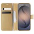 Microsonic Samsung Galaxy S26 Kılıf Delux Leather Wallet Gold 1