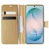 Microsonic Samsung Galaxy S26 Ultra Kılıf Delux Leather Wallet Gold 1