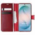 Microsonic Samsung Galaxy S26 Ultra Kılıf Delux Leather Wallet Kırmızı 1