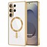 Microsonic Samsung Galaxy S26 Ultra Kılıf MagSafe Luxury Electroplate Gold 1