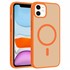 Microsonic Apple iPhone 11 Kılıf MagSmoke Neo Turuncu 1