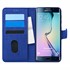 Microsonic Samsung Galaxy S6 Edge Kılıf Fabric Book Wallet Lacivert 1