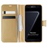 Microsonic Samsung Galaxy S7 Edge Kılıf Delux Leather Wallet Gold 1